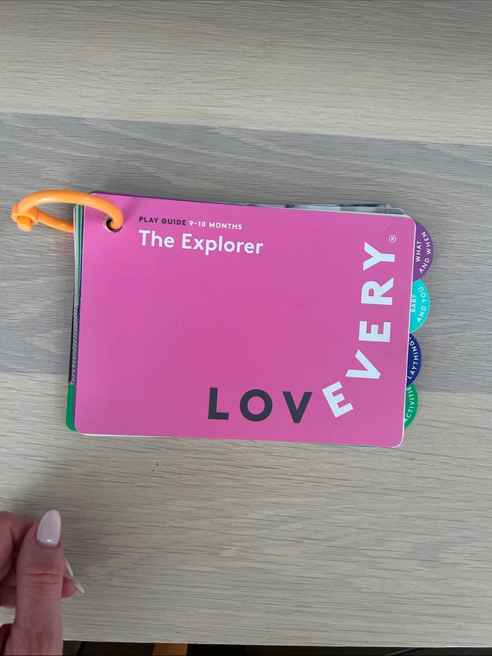 Lovevery The Explorer Play Guide 9-10 Months Montessori Baby